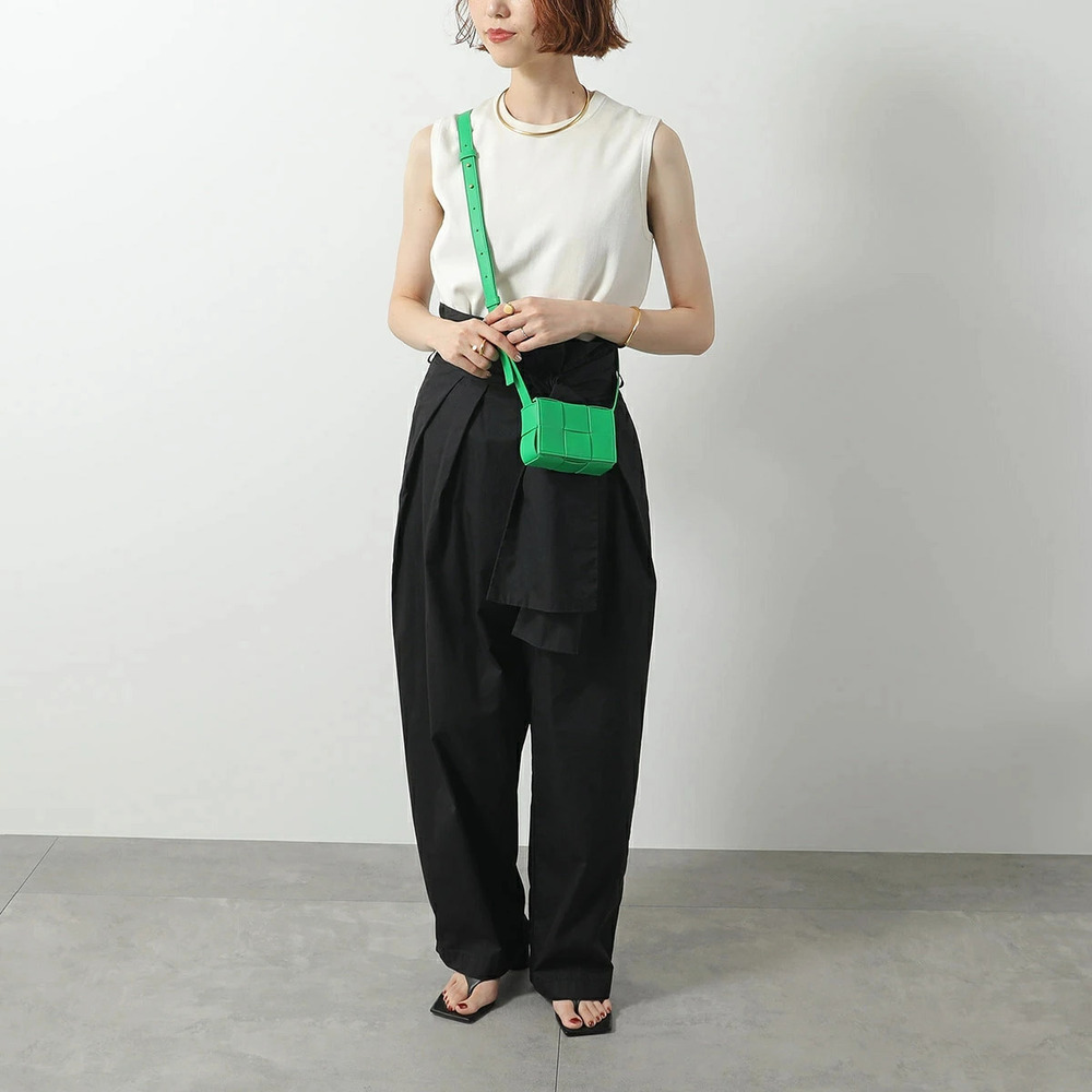 Bottega Veneta Shoulder Maxi Cassette Intrecciato CANDY Bag Black